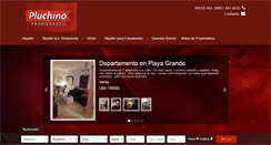 Desktop Screenshot of pluchinopropiedades.com.ar
