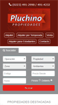 Mobile Screenshot of pluchinopropiedades.com.ar